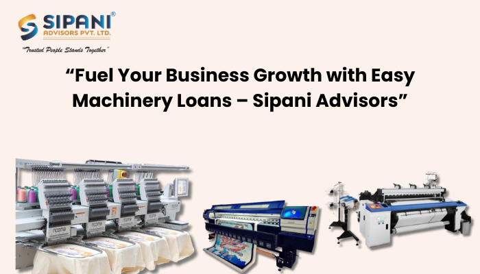 machinery loan, MSME